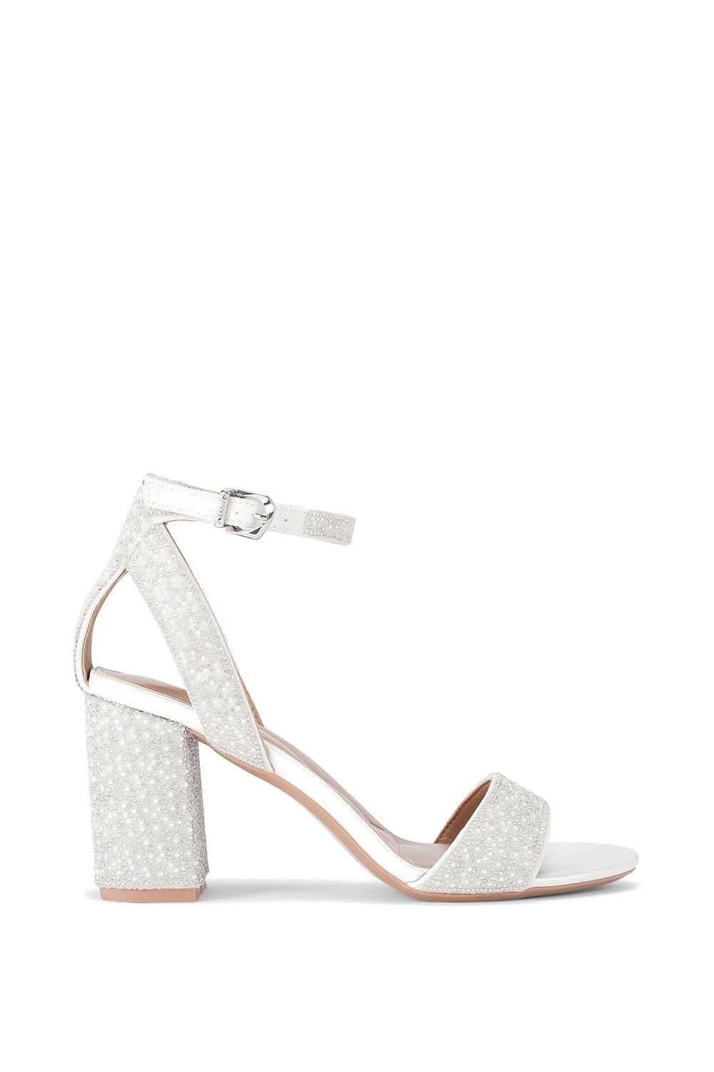Carvela Carvela Women's 'Kianni' Fabric Heels in White