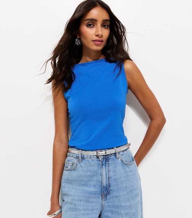 New Look Silver Faux Leather Croc Embossed Skinny Belt New Look - 2