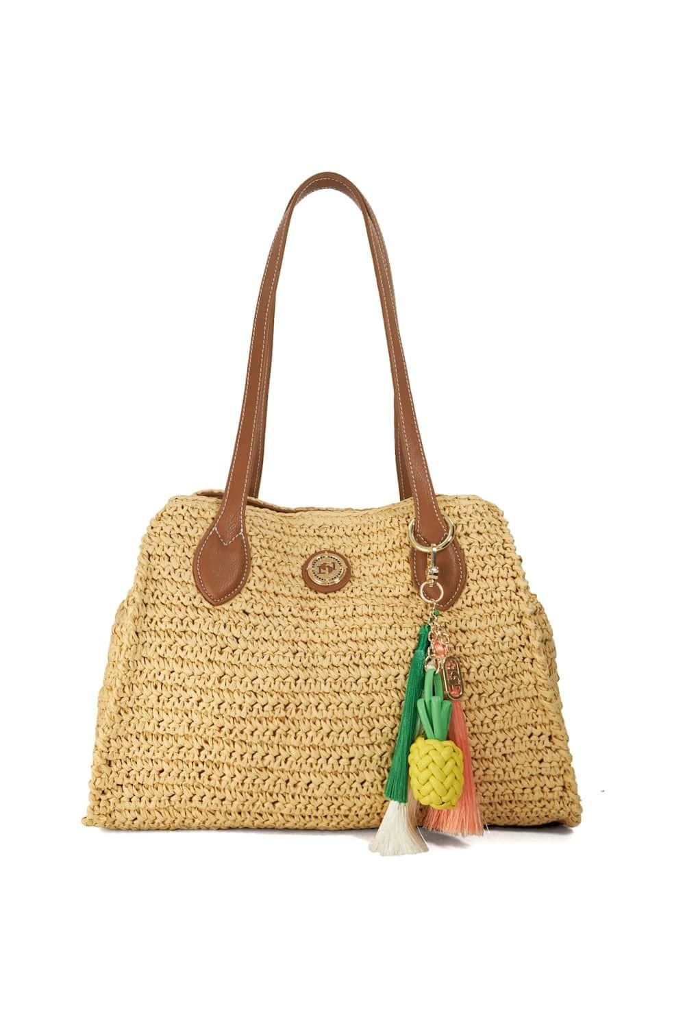 Dune London Dune London Multicolor Raffia Tote Bag