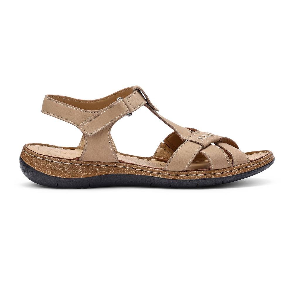 Hotter Hotter Women's 'Reya' Sandals in Taupe - 4