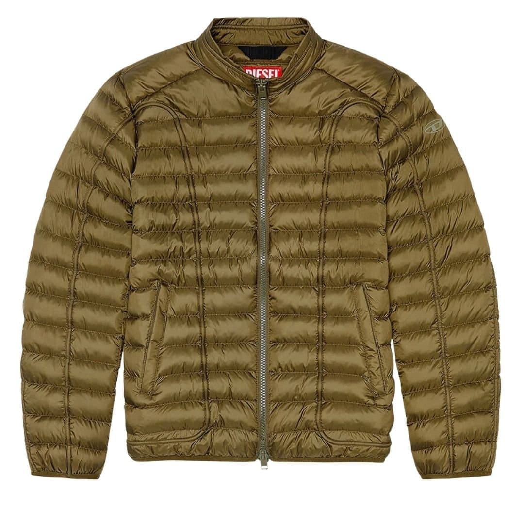 Diesel Diesel Men's Plain Green Padded Jacket