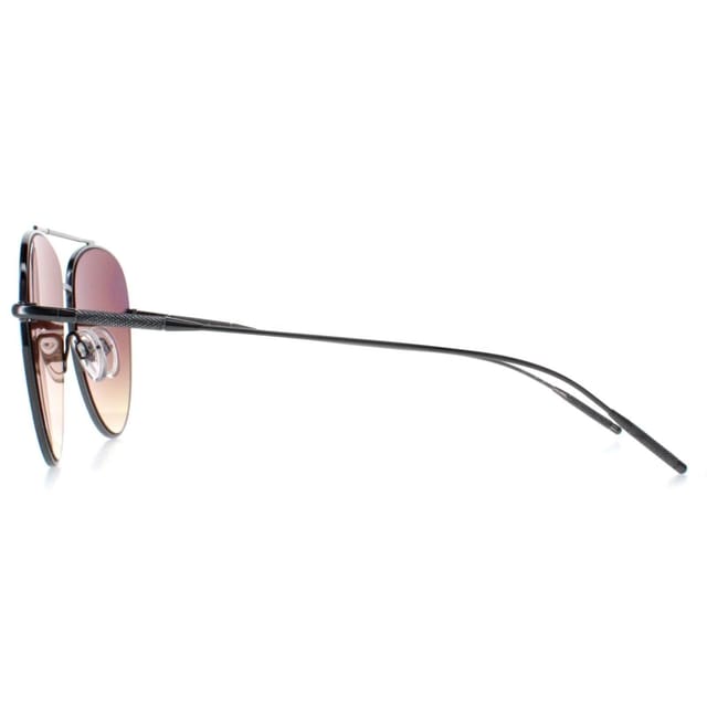 Ted Baker Ted Baker Men's Aviator Gunmetal Brown Gradient TB1625 Sutton in Grey - 3