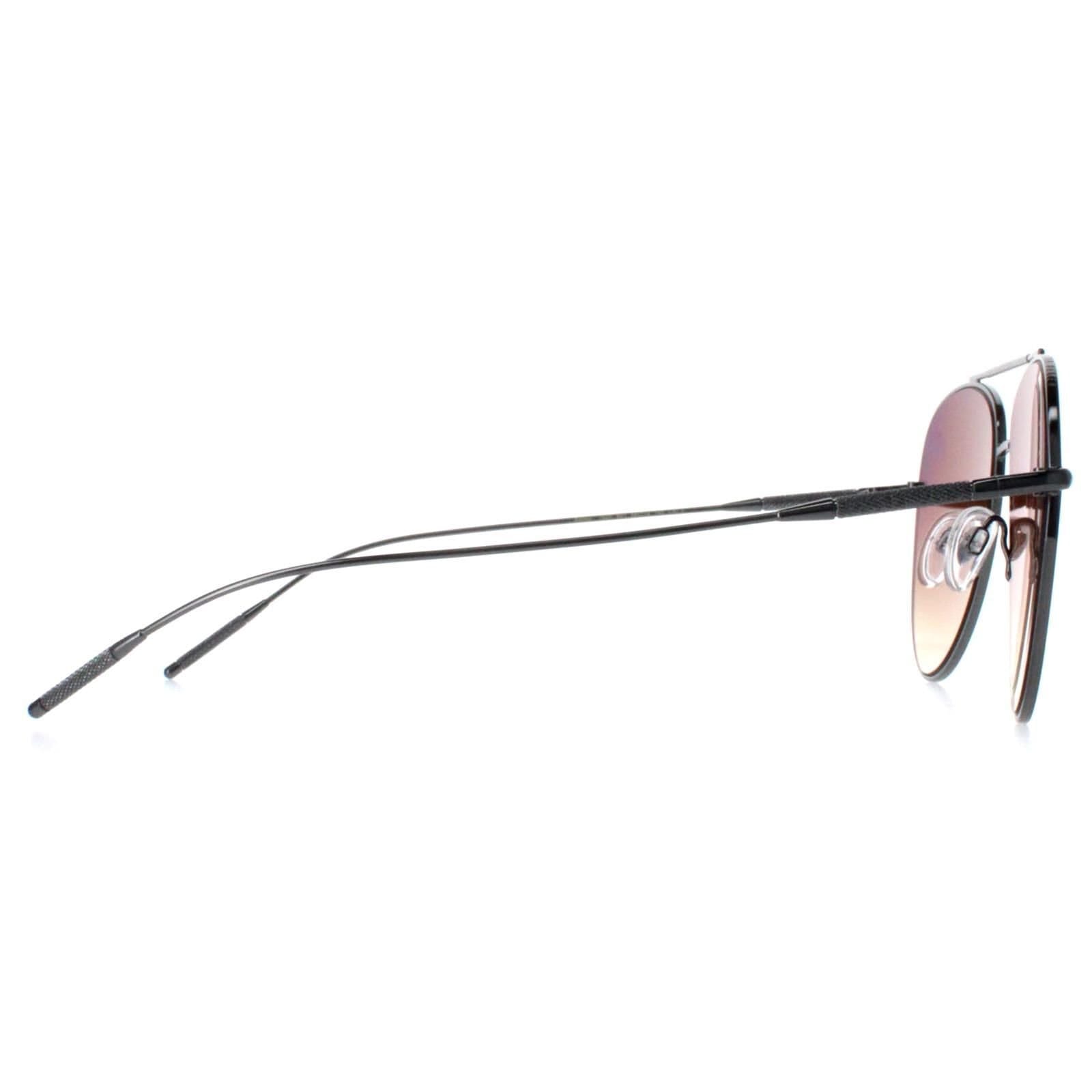 Ted Baker Ted Baker Men's Aviator Gunmetal Brown Gradient TB1625 Sutton in Grey - 4