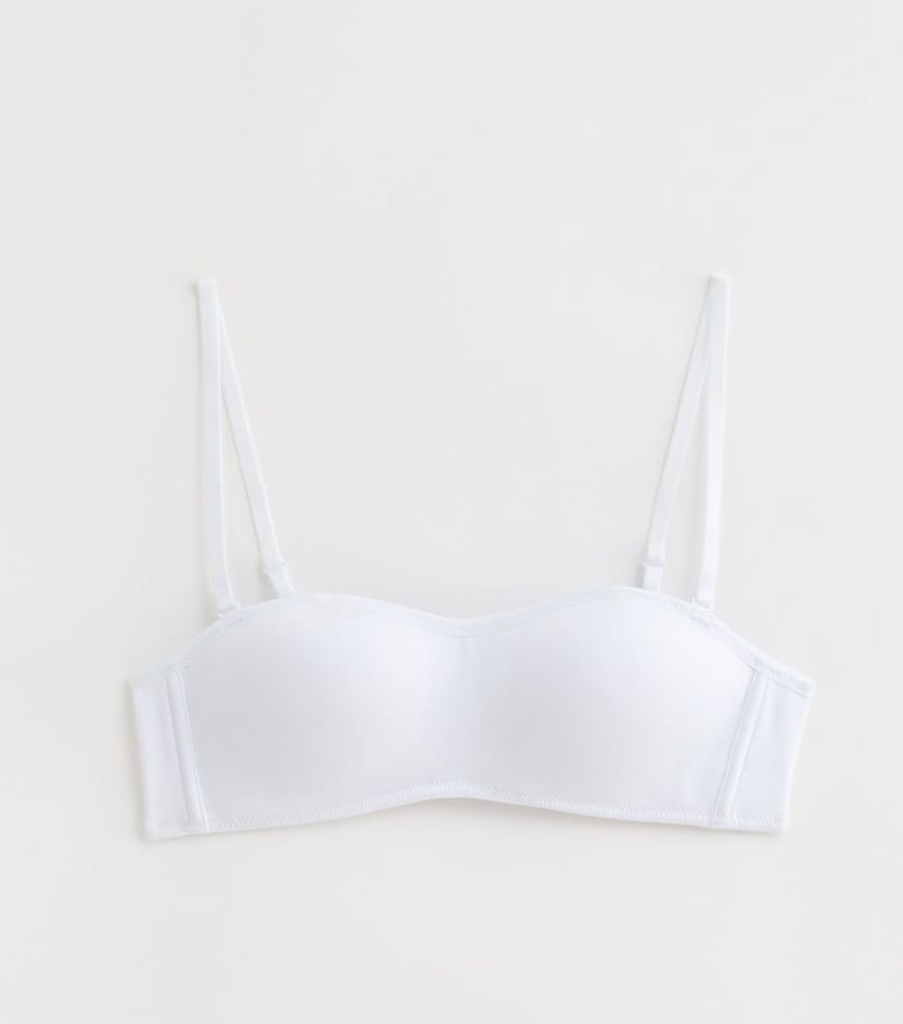 New Look Girls' White Multiway Bandeau Bra New Look - 1