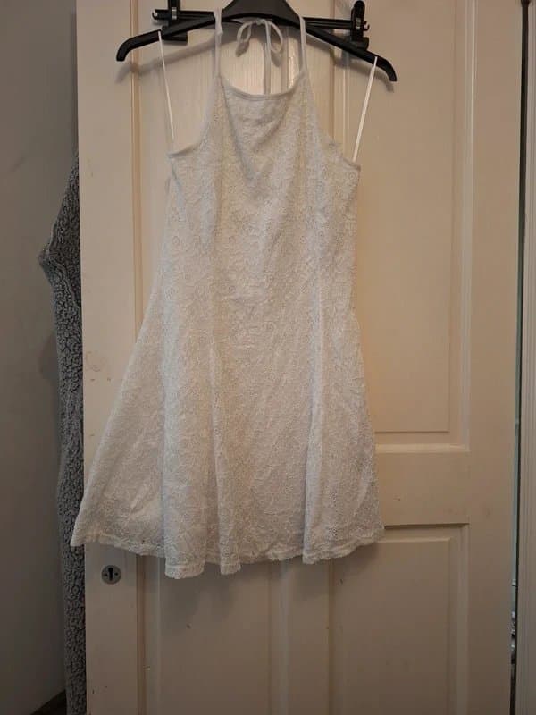 New Look White lacy dress