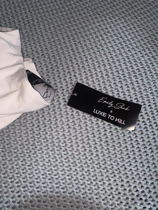 Luxe To Kill White Cut Out Bodysuit Luxe to Kill x Emily Shak