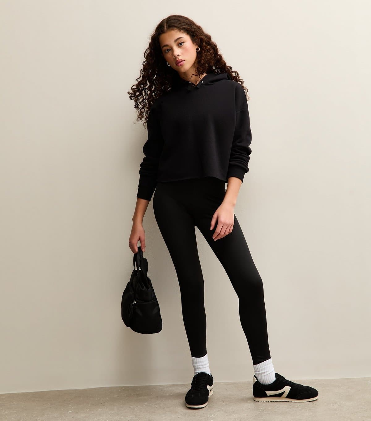 New Look Girls' Black Waistband Leggings New Look
