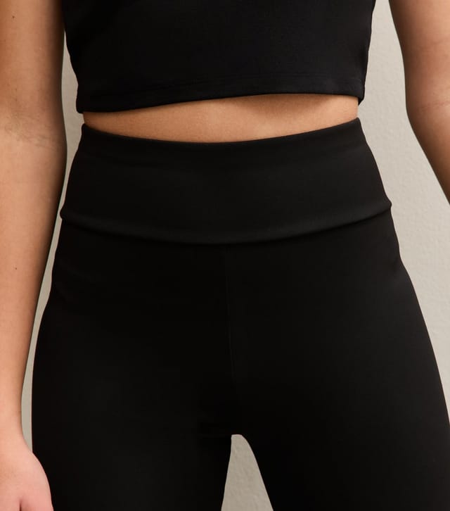 New Look Girls' Black Waistband Leggings New Look - 2