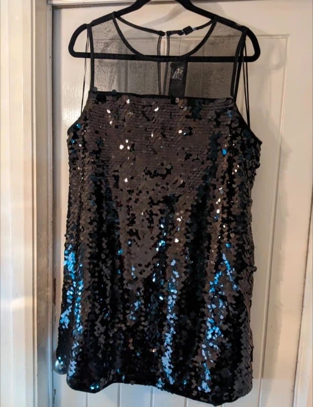 New Look New look sequin embellished mini dress size 18