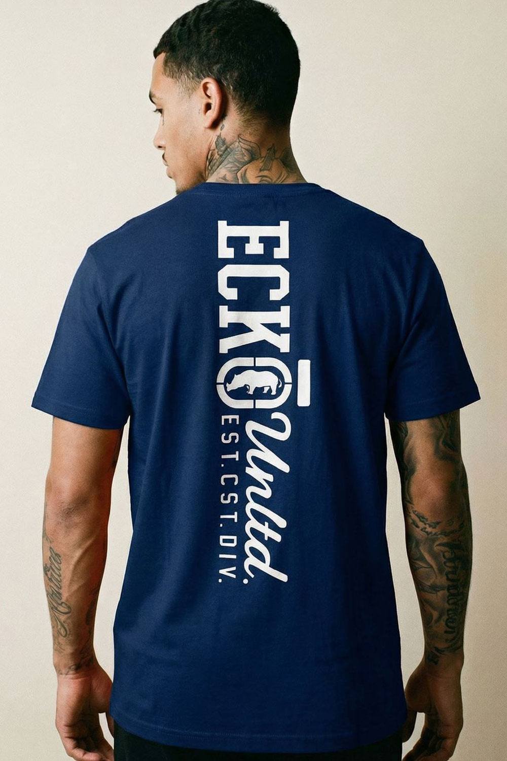 Ecko Untld. Ecko Untld. Men's Branded T-Shirt in Navy - 3