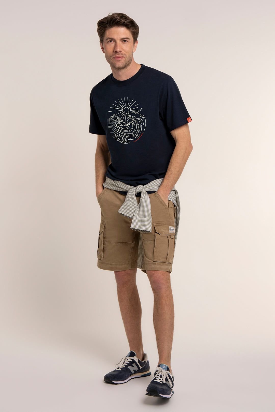 Brakeburn Brakeburn Men's RADSTOCK T-SHIRT in Navy - 4