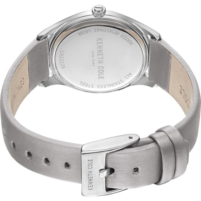 Kenneth Cole Kenneth Cole Women's KCWLA2222805 Classic 34mm Quartz Watch in Silver - 2
