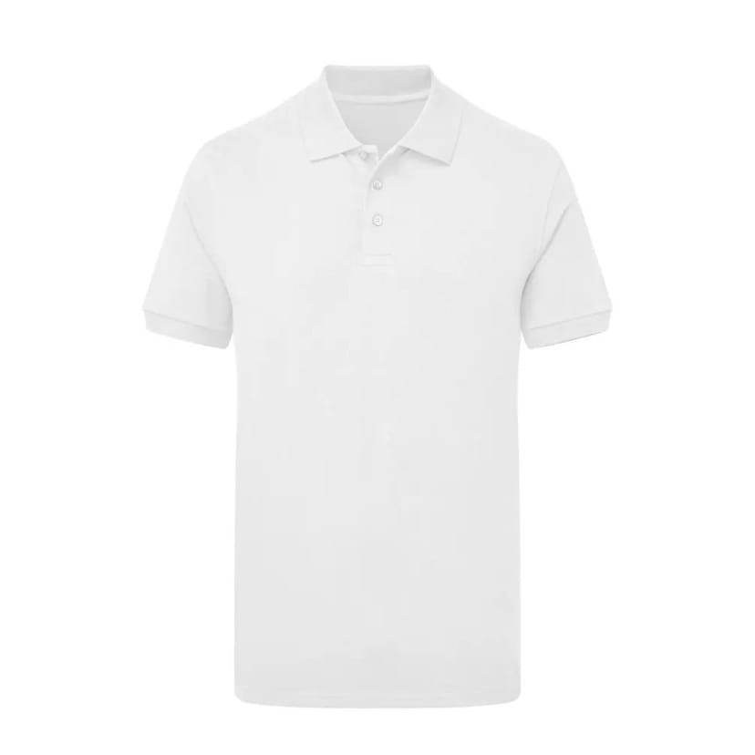 SG SG Men's Signature Stretch Tagless Polo Shirt in White - 1