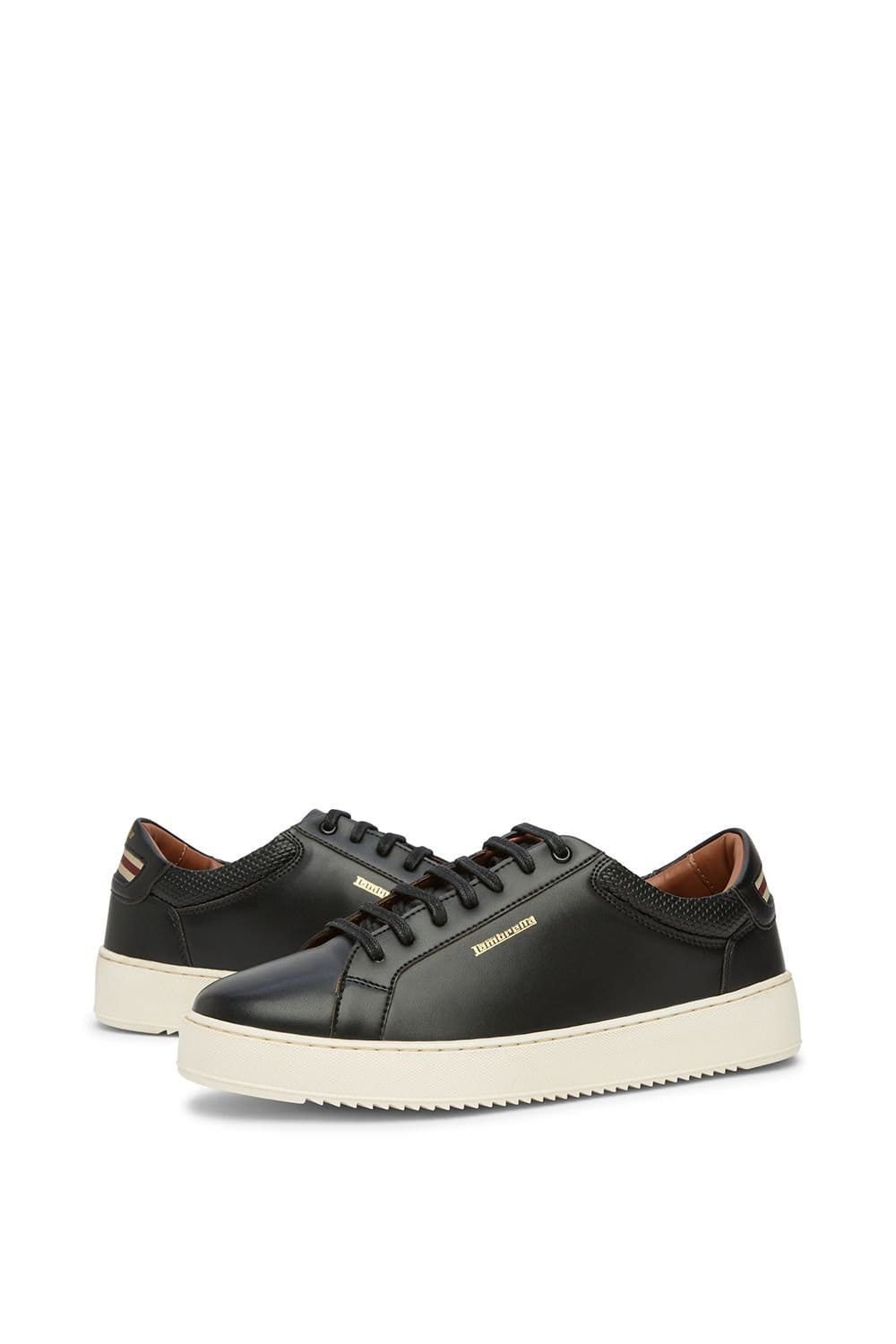 Lambretta Lambretta Men's 'Robbie' Cupsole Trainer in Black - 4