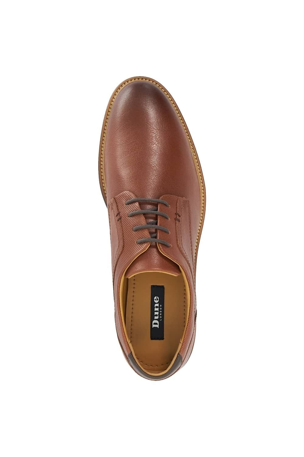 Dune London Dune London Men's 'Sollus' Leather Lace Up Shoes in Brown - 4