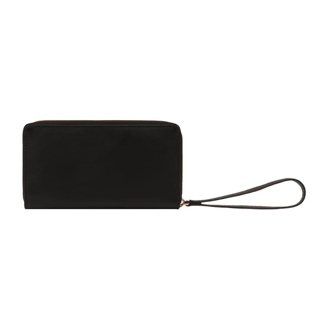 Paul Costelloe Paul Costelloe Women's Tansy Leather Travel Purse in Black - 2