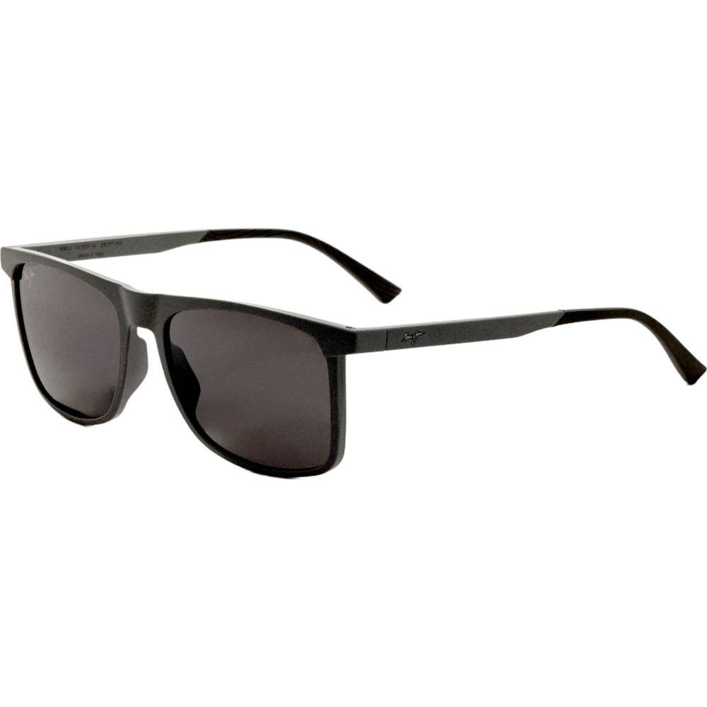 Maui Jim Maui Jim Men's 619-14 Makame Square/Rectangle Sunglasses in Grey - 1