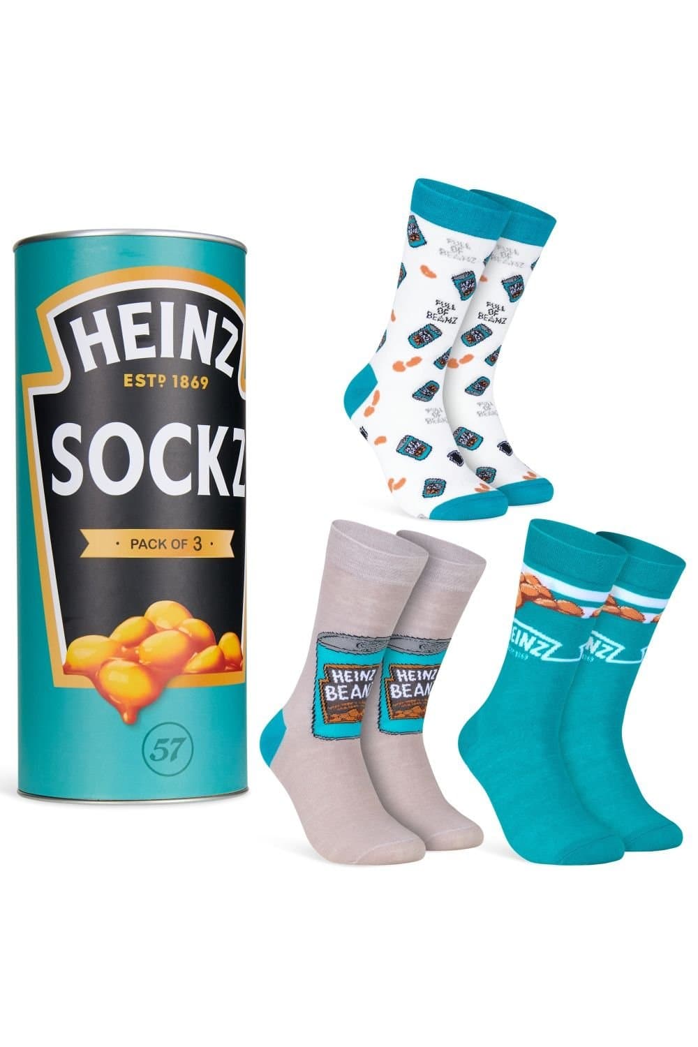 Heinz Heinz Men's Beans Pack Of 3 Socks