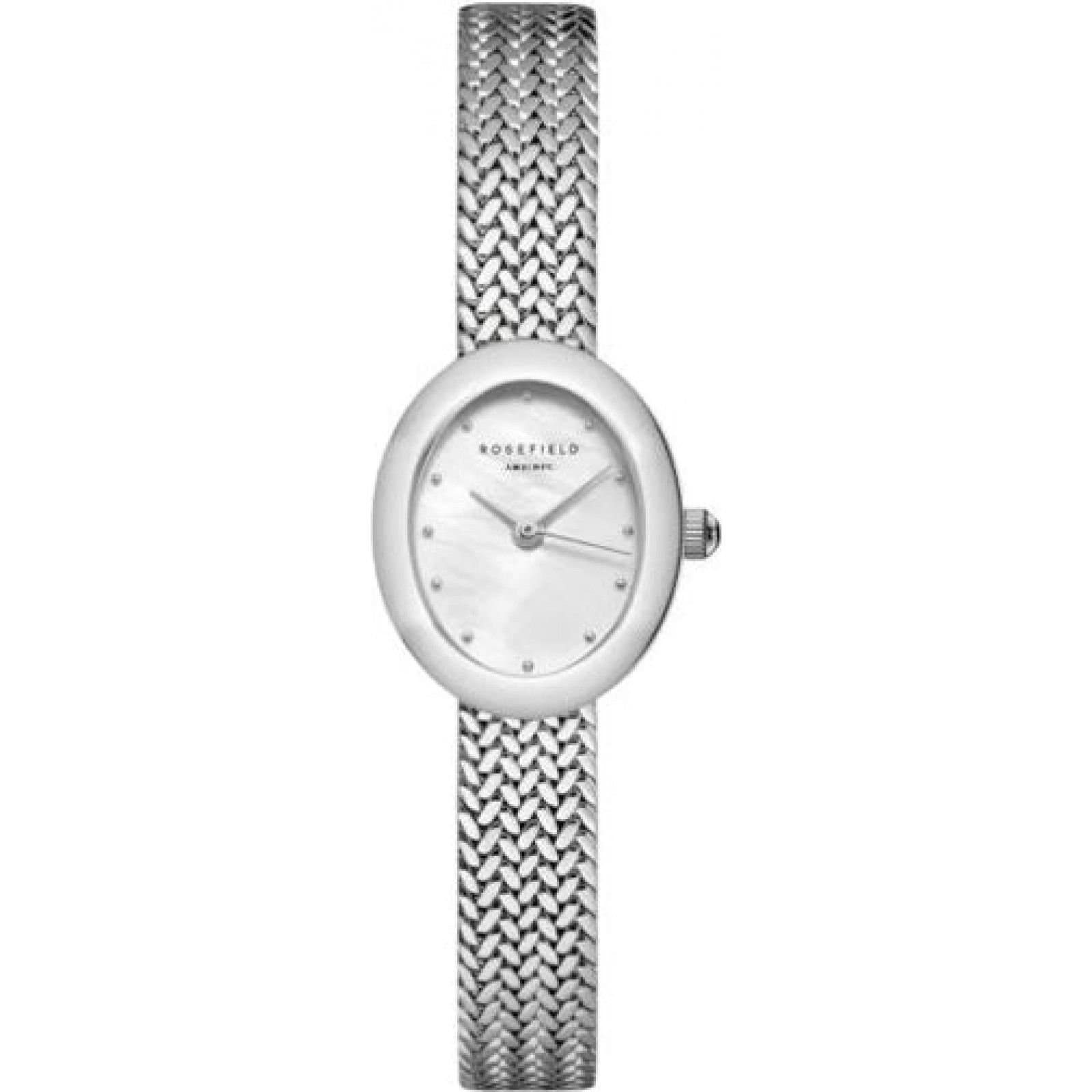 Rosefield Rosefield Women's MWSMS-M05 Mini 18mm Quartz Watch in Silver