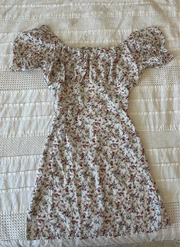 Bershka brunch floral summer mini dress