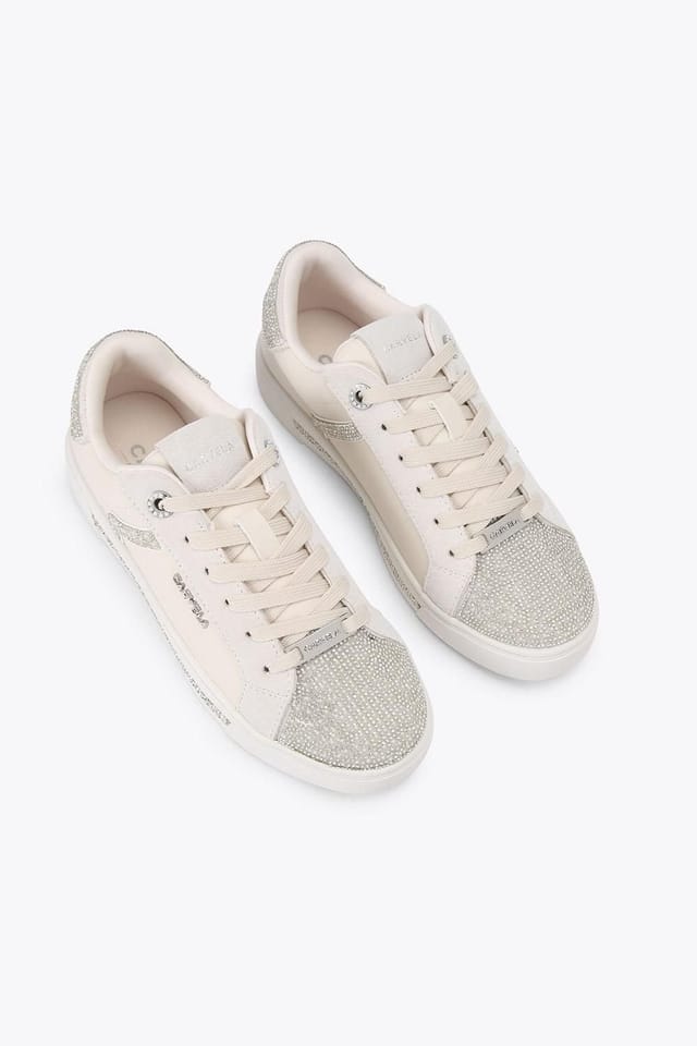 Carvela Carvela Women's 'Daze Jewel Pearl' Trainers in White - 2