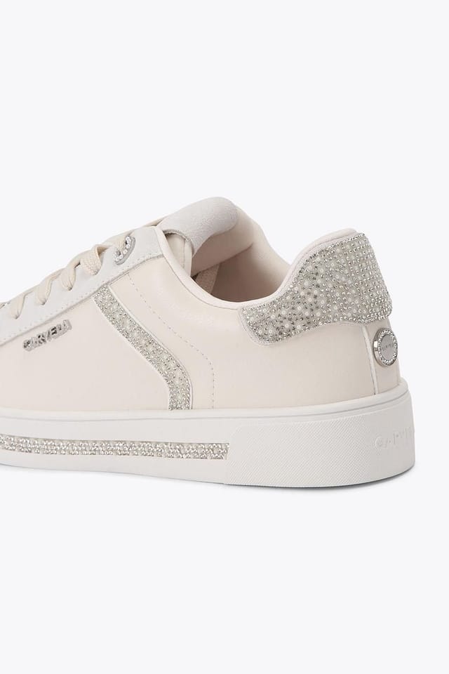 Carvela Carvela Women's 'Daze Jewel Pearl' Trainers in White - 3