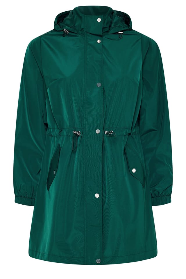 Evans Evans Women's Lightweight Rain Jacket in Green - 2