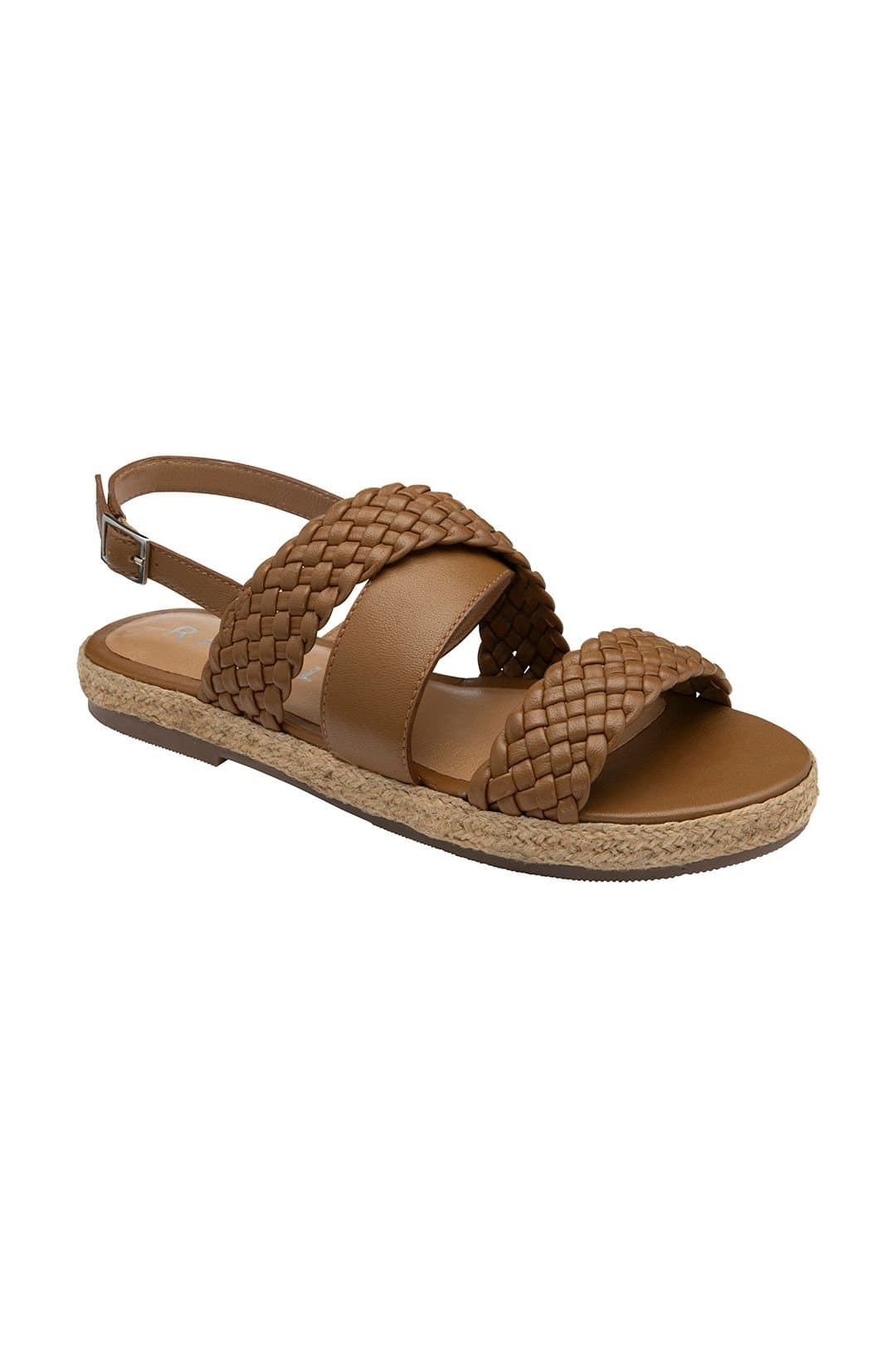Ravel Ravel Tan Leather Slingback Sandals