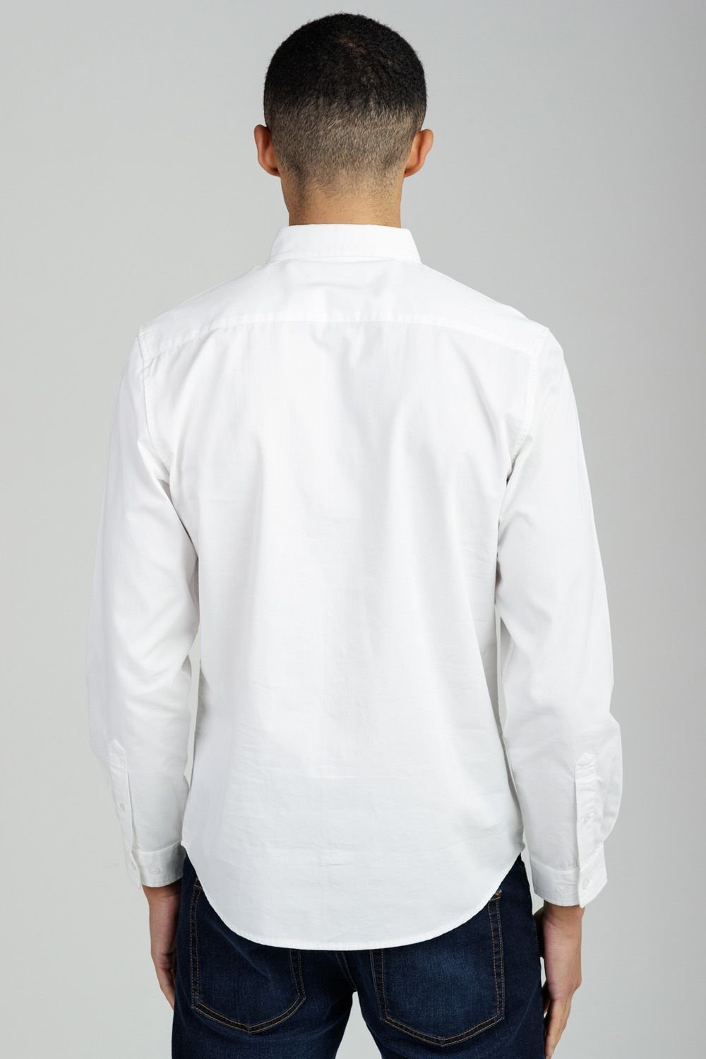 Tokyo Laundry Tokyo Laundry Men's Cotton Oxford Long Sleeve Shirt in White - 2