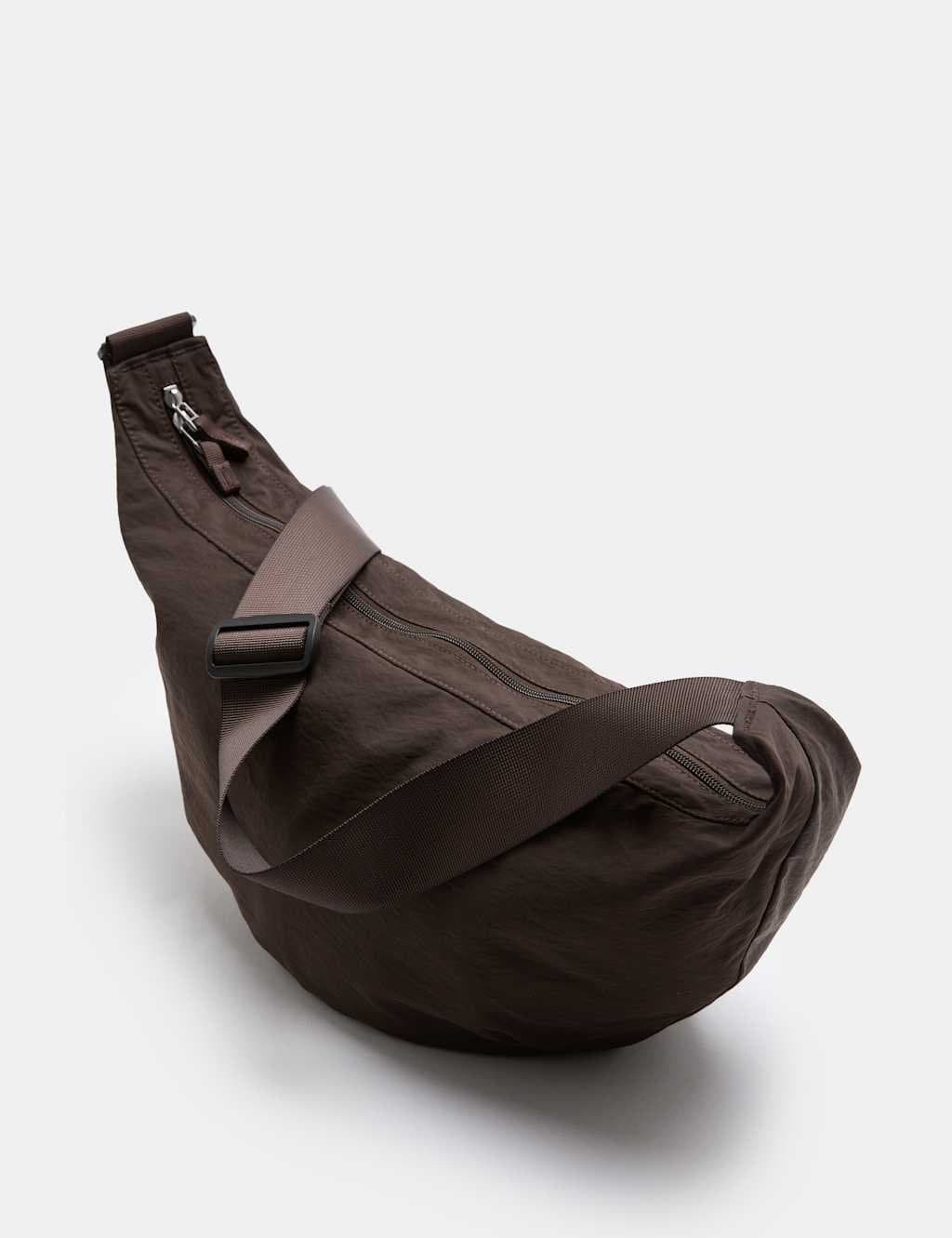 Marks & Spencer M&S Oversized Stormwear™ Cross Body Bag Dark Chocolate