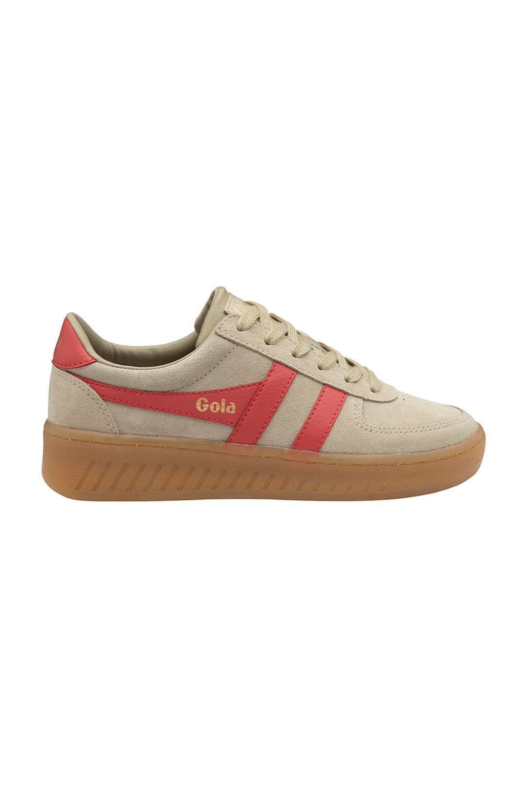 Gola Classics Gola Classics Women's 'Grandslam Suede' Lace-Up Trainers in Light Beige - 2