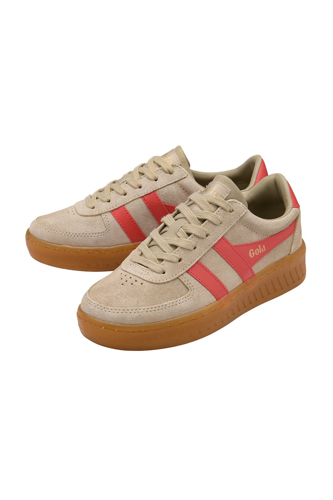 Gola Classics Gola Classics Women's 'Grandslam Suede' Lace-Up Trainers in Light Beige - 3