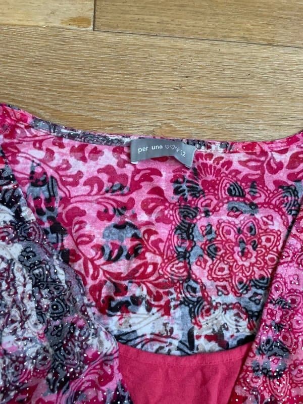 Per Una y2k 2000s old label per una layering top mcbling embellishment babydoll fairy retro alt guess