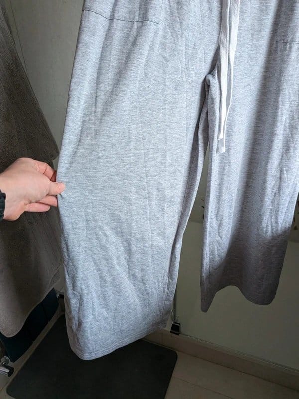 Shein Grey Sleeveless Wide Leg Jumpsuit