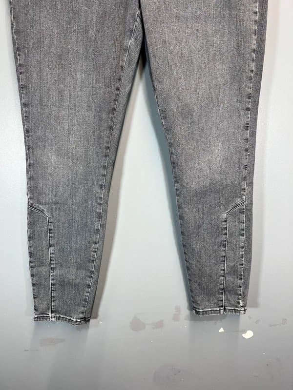 Mint Velvet Mint Velvet Womens Size 14 Jeans Grey Biker Pockets Stretch Zip Denim