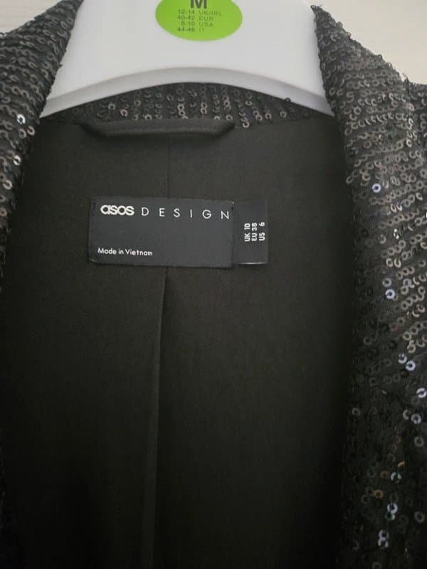 ASOS Design Asos Design oversized sequin blazer