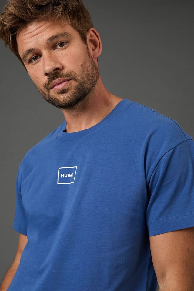 HUGO Hugo Men's Laze T-Shirt Blue - 2
