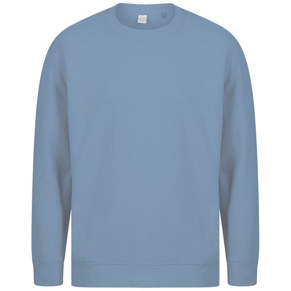 SF Men SF Men Men's Plain Jumper in Mid Blue
