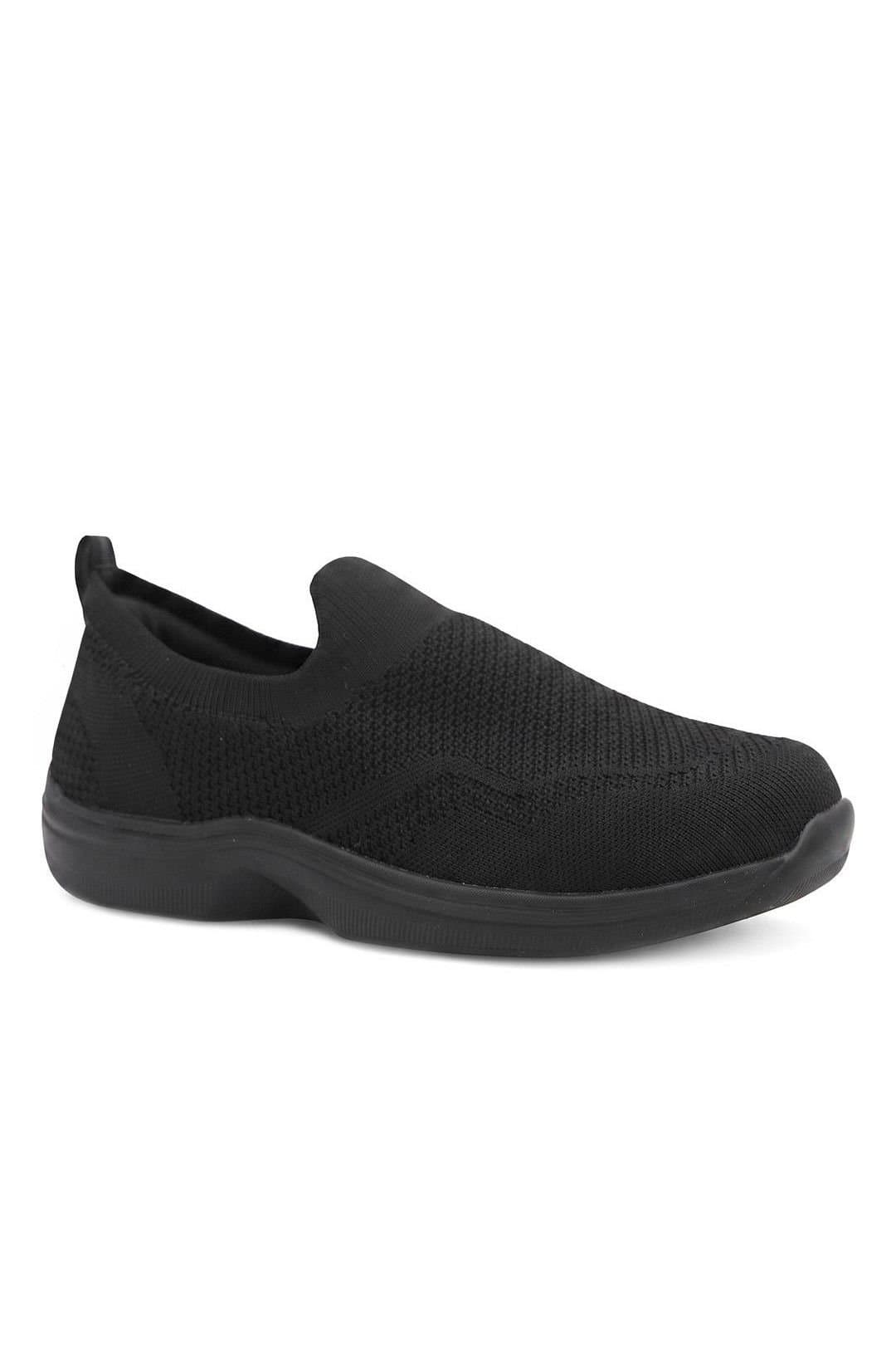 Easyfit Easyfit Women's Extra Wide Breathable Slip On Trainers in Black