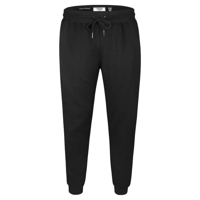 Duke Clothing Duke Clothing Men's D555 Brandon Kingsize Cuffed Joggers in Black - 2