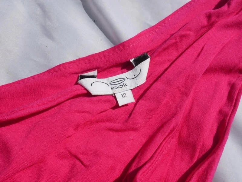 New Look Hot Pink Dress Ladies Size 12 New Look Stretchy Evening Party Wedding Guest Club