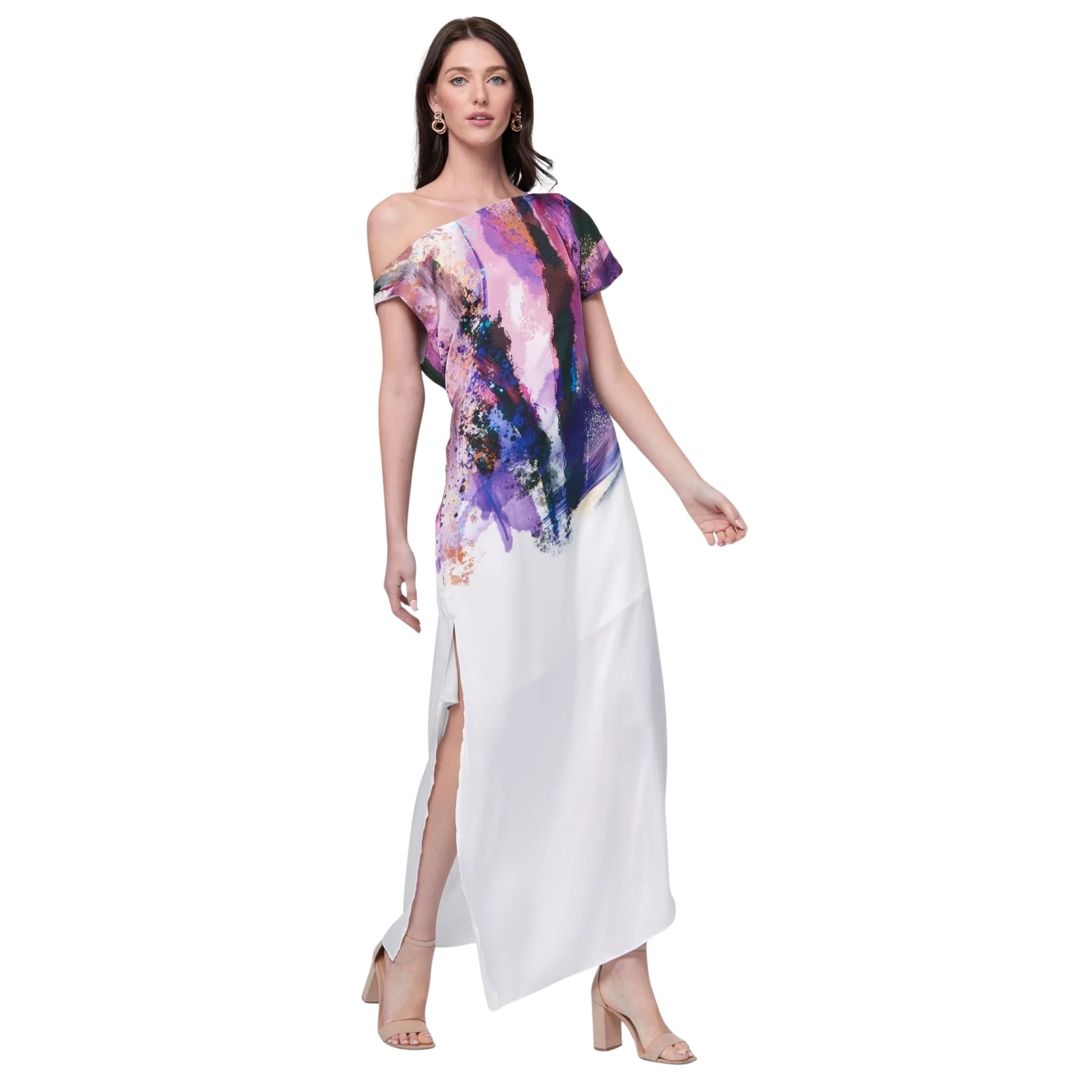Zafur official Zafur official Women's Shannen Dress in Brushstroke - 4
