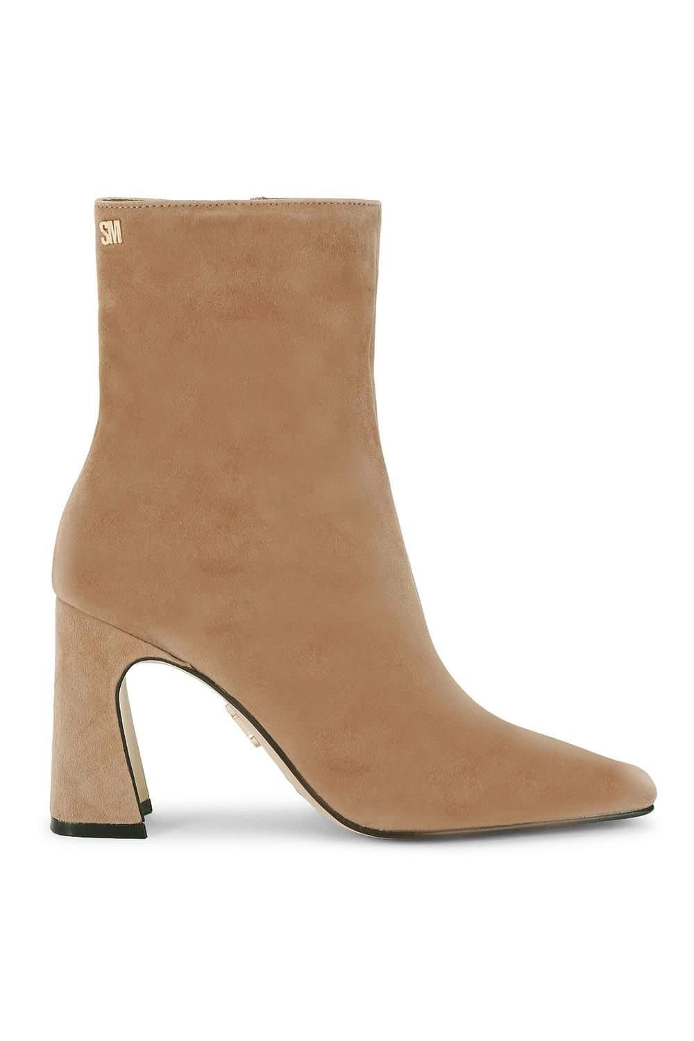 Steve Madden Steve Madden Taupe Suede Ankle Boots