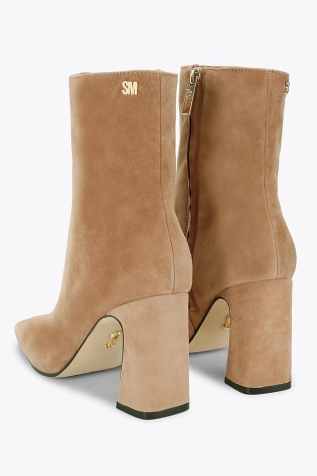 Steve Madden STEVE MADDEN Women's 'Flares Taupe Suede' Suede Boots - 3