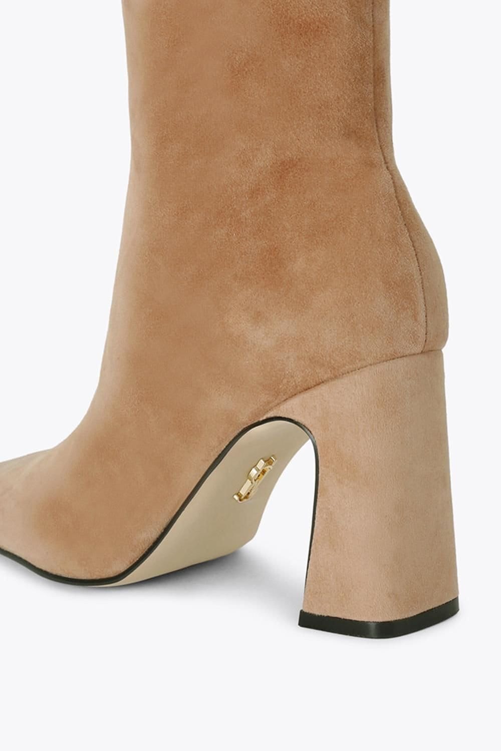 Steve Madden STEVE MADDEN Women's 'Flares Taupe Suede' Suede Boots - 4