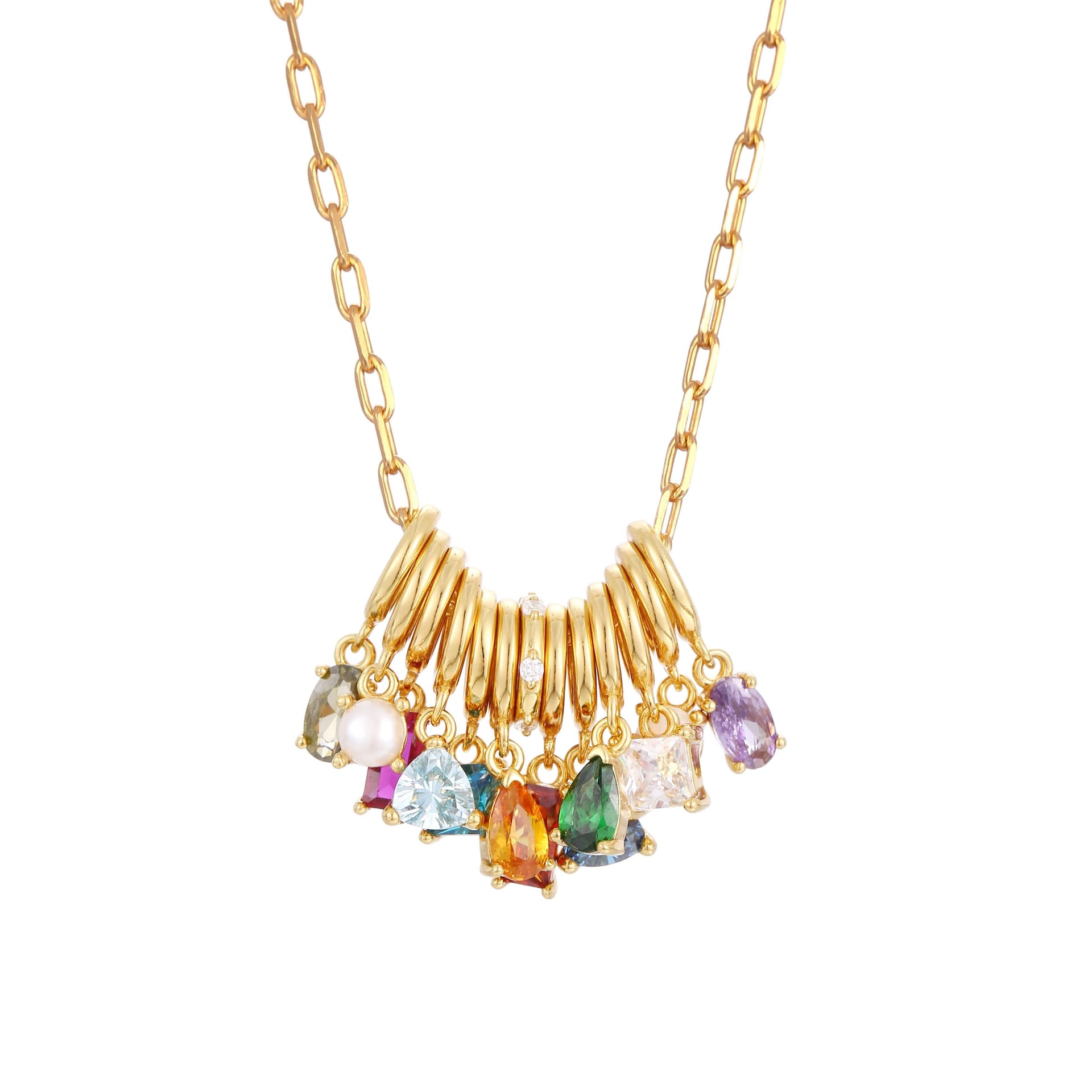 Gold Trip Gold Trip Women's January Birthstone Necklace in Gold - 4