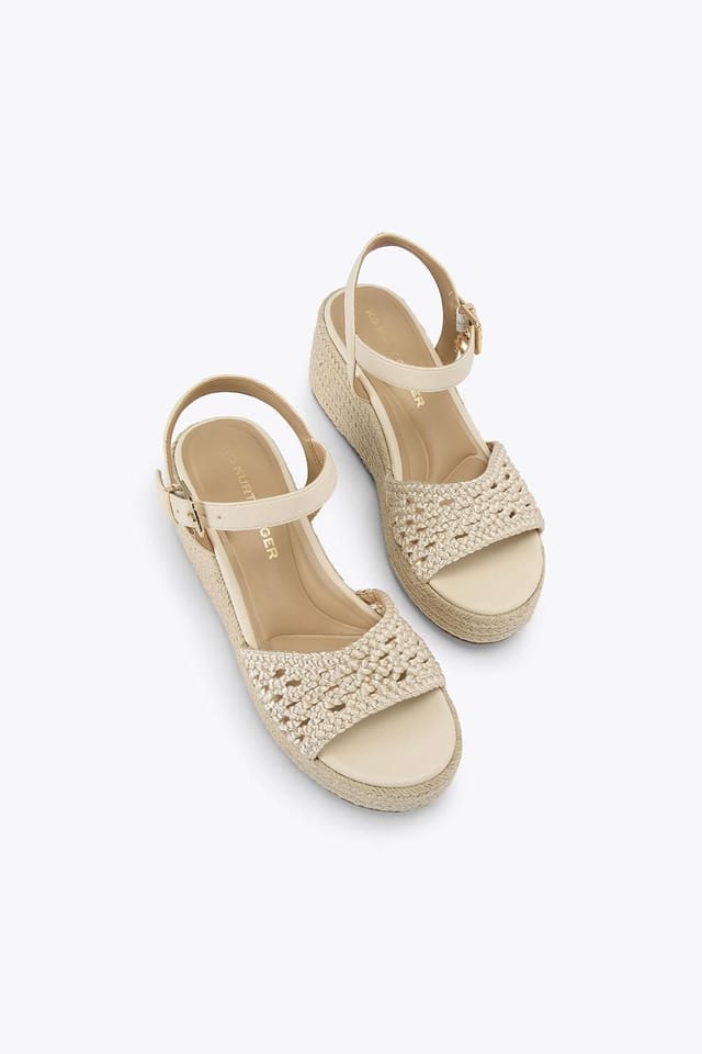 KG Kurt Geiger KG Kurt Geiger Women's 'Rhoda Flatform' Heels in Beige - 2