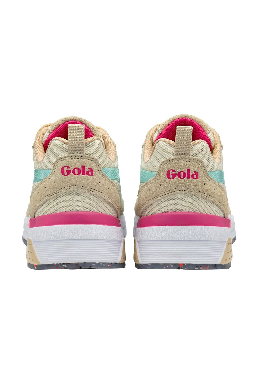 Gola Gola Women's 'Navis' Mesh Running Trainers in Off-White - 4