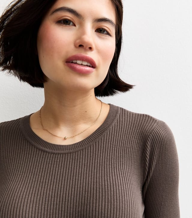 New Look Women's Maternity Mink Rib Crew Neck Jumper New Look - 2