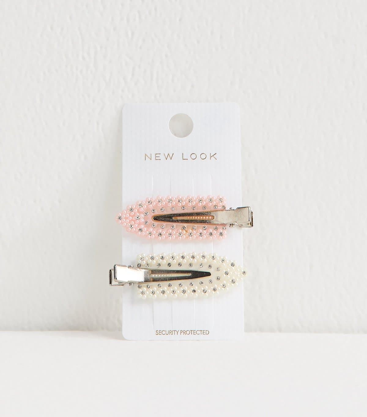 New Look Pack Of 2 Diamante Embellished Faux Pearl Hair Slides New Look